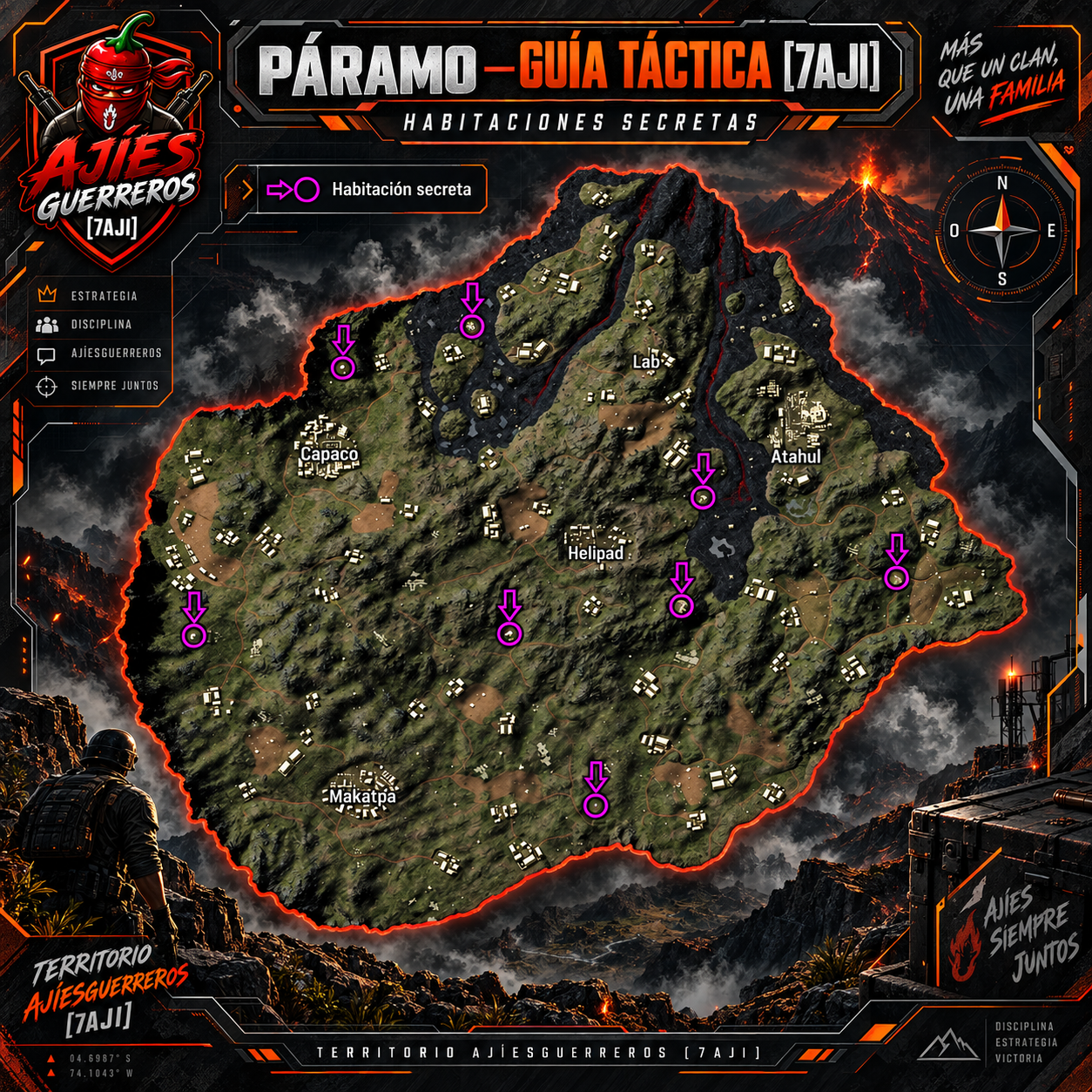Guía táctica de Páramo del clan AJÍESGUERREROS